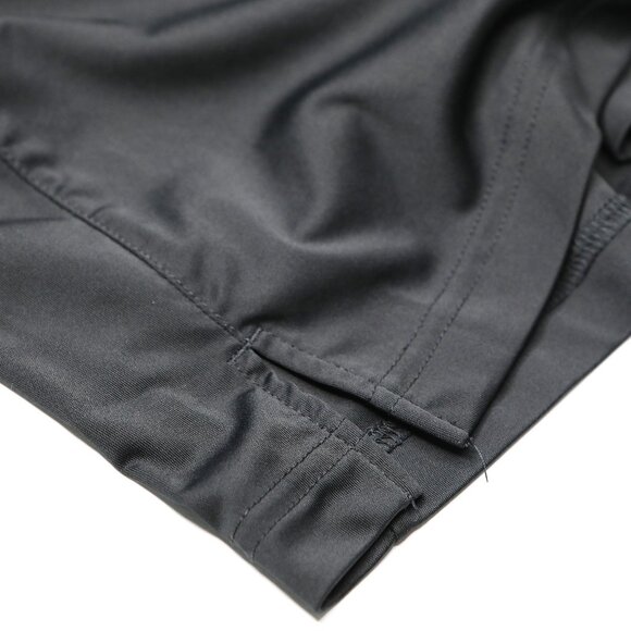 Nike Pro Dri-Fit Youth Shorts Grey Loose Drawstring Elastic Waist Swoosh Pocket - Picture 13 of 13